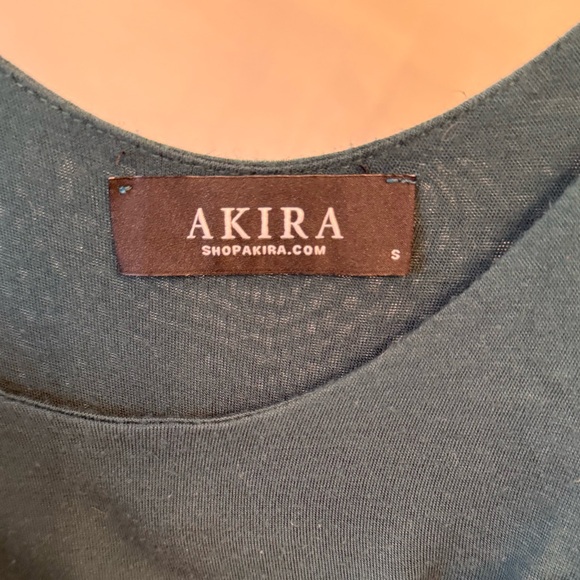 AKIRA Teal Scoop Neck Maxi Dress - Picture 2 of 4